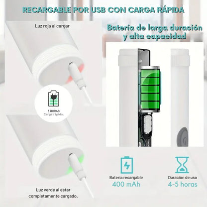 🧼 ¡Limpieza sin dolor || Cepillo de Limpieza Eléctrico 3 en 1⚡ || Recargable y súper ligero💨 + REGALO 🎁