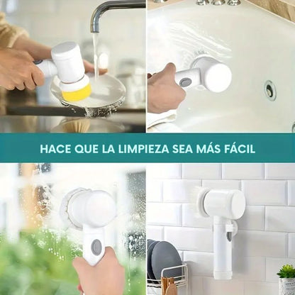 🧼 ¡Limpieza sin dolor || Cepillo de Limpieza Eléctrico 3 en 1⚡ || Recargable y súper ligero💨 + REGALO 🎁