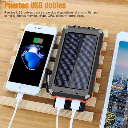 🌞 Energía Infinita || PowerBank Solar 🔋 || Recarga con el Sol + REGALO 🎁