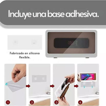 💦 Protege tu Teléfono || Soporte Impermeable de Celular 📱 || Uso en la Ducha 🚿 y Cocina 👨‍🍳+ REGALO 🎁